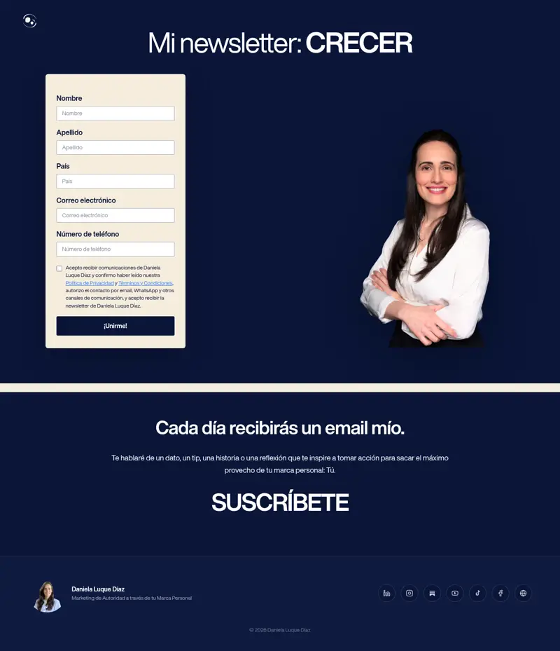 Newsletter CRECER en autoridad
