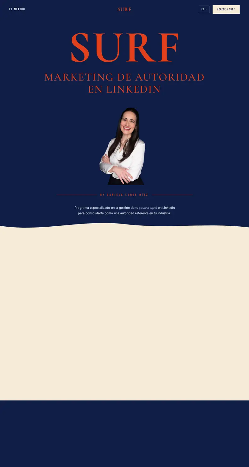 SURF · Marketing de Autoridad en LinkedIn
