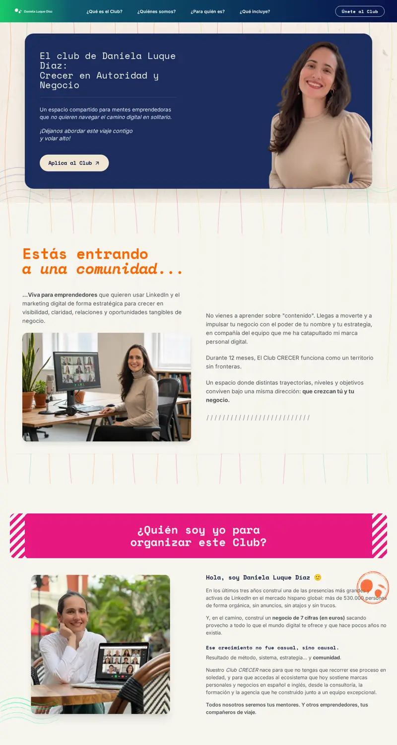 Club CRECER en autoridad