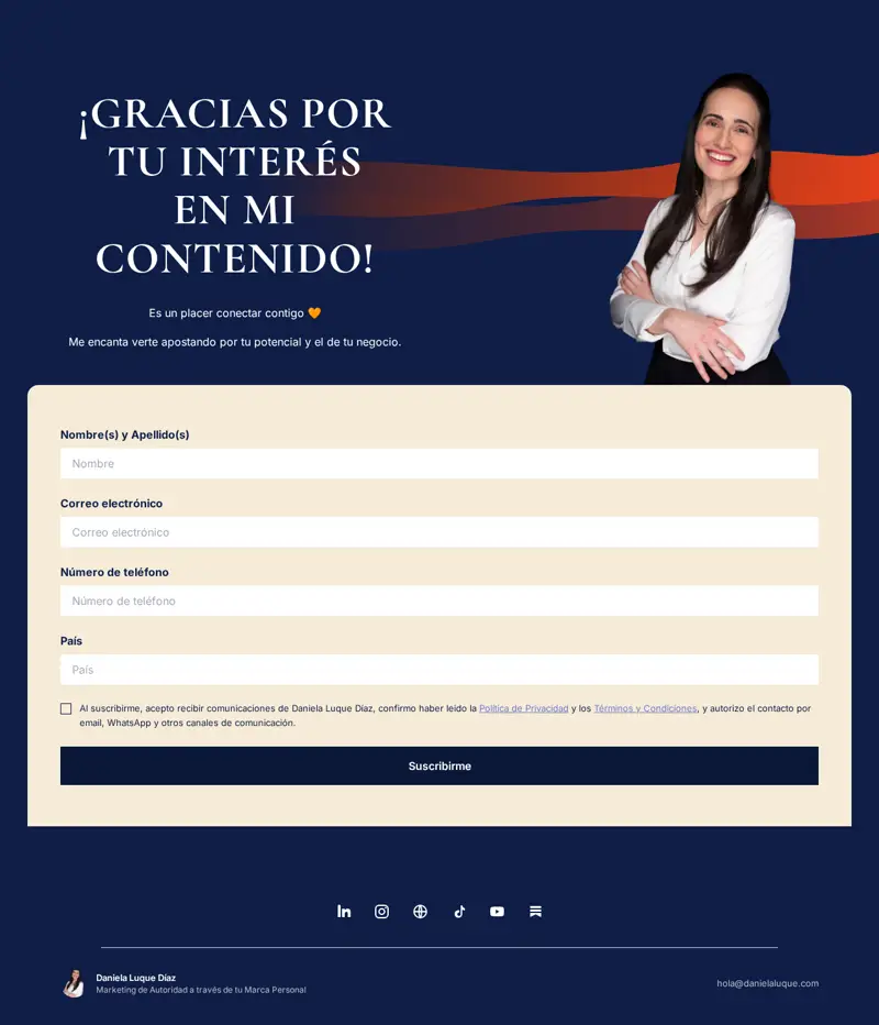 Descargables · Gracias por tu interés