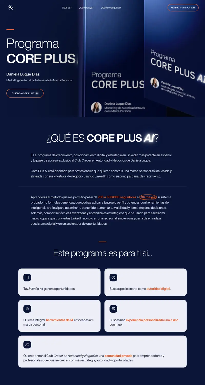 Familia de programas CORE