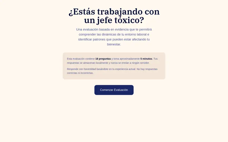 ¿Estás trabajando con un jefe tóxico?